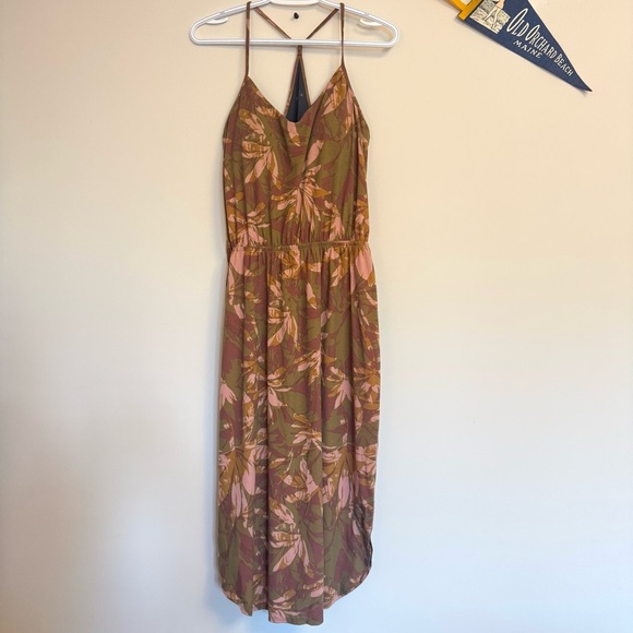 PRANA Ayla Floral Strappy Tank Dress - Women’s Medium - Picture 3 of 13